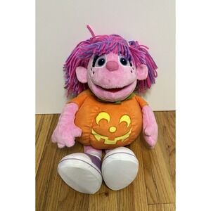 ABBY CADABBY Halloween Pumpkin Fairy PLUSH DOLL Sesame Place 17" Limited Ed